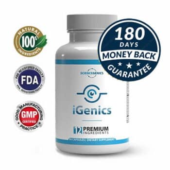 Official iGenics supplement bottle and secret discount